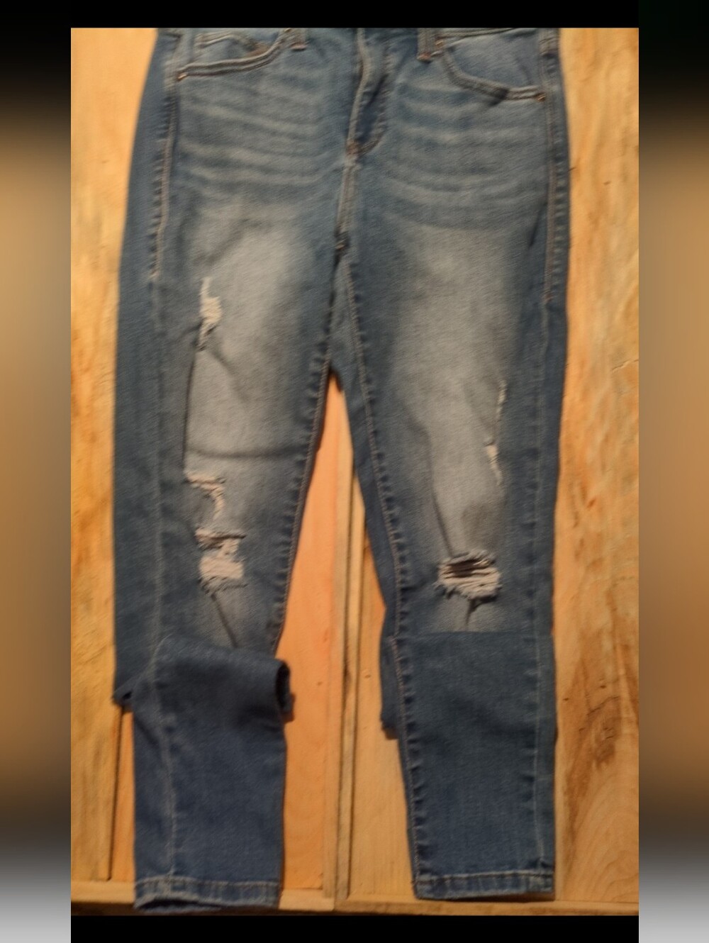 Lularoe Distressed skinny jeans